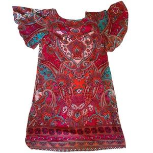 Embrace Boho Chic with our AGB Pink Dress - Size 6, Featuring a Stylish Hippie